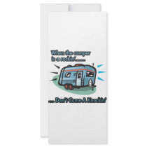 When the camper is a rockin' rack card