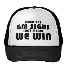 When the GM sighs Trucker Hat