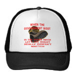 When The Government Boot Is On Your Neck Left Mesh Hats