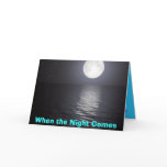 when the night falls, When the Night Comes Greeting Cards