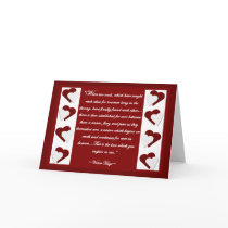 When Two Souls... Victor Hugo Quote Greeting Card