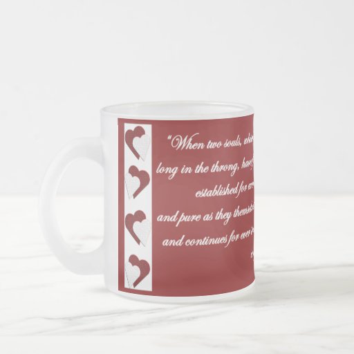 When Two Souls... Victor Hugo Quote Mug