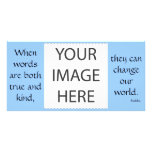 When words are both true...Photo Card