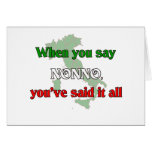 When You Say Nonno, You've Said It All Card