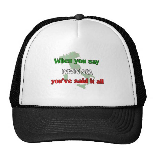 When You Say Nonno, You've Said It All Hats
