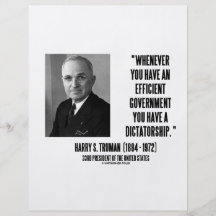 Whenever You Have An Efficient Govt Dictatorship Flyers