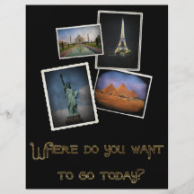 Where Do You Want to Go? Full Colour Flyer