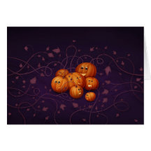 Where Halloween Pumpkins Are Born Greeting Card