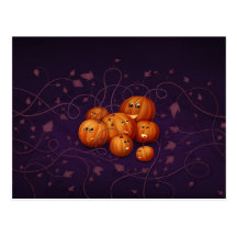 Where Halloween Pumpkins Are Born Postcards