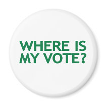 where is my vote (Iran Election) Magnet