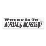 Where Is The Montauk Monster? - Bumper Sticker