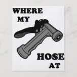 Where My Hose At Flyer Design