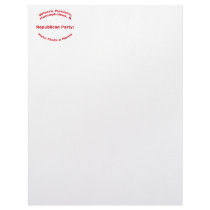 Where Racists, Homophobes, & Hate Letterhead Template