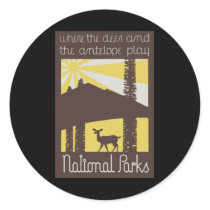 where the deer and antelope play stickers