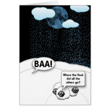Where the flock greeting cards