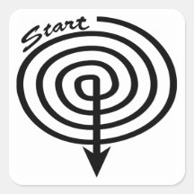 Where To Start & End Directions Stickers