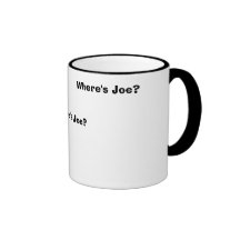 Where's Joe?, Where's Joe?, Where's Joe? Mugs
