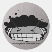 where's roc-one? round sticker