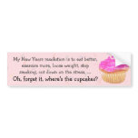 Where's The Cupcakes?  Bumper sticker
