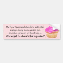 Where's The Cupcakes?  Bumper sticker
