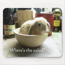 Where's the salad? mousepads