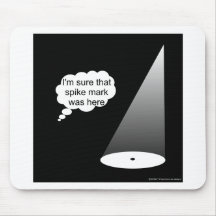 Where's The Spike Mark Mouse Pad