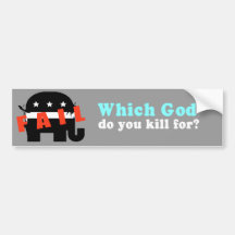 Which God do you kill for Bumper Stickers