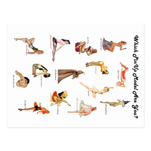 Which Pinup Model Are You? Post Cards