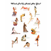 Which Pinup Model Are You? Tshirt
