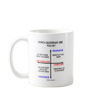 Which Quadrant Are You In? Coffee Mug