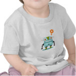 Whimsical and Artistic Robot Love Kids Shirt