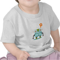 Whimsical and Artistic Robot Love Kids Shirt