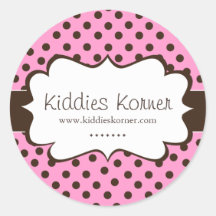 Whimsical and Cute Polk a Dot Stickers