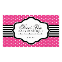 Whimsical Baby Boutique Business Cards