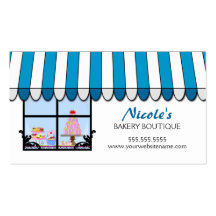 Whimsical Bakery Boutique / Shop Business Cards