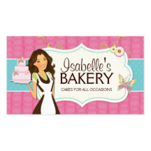 Whimsical Bakery Business Card