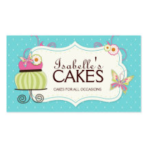 Whimsical Bakery Business Card
