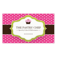 Whimsical Bakery Business Cards