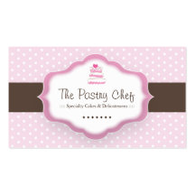 Whimsical Bakery Business Cards