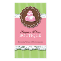 Whimsical Bakery Business Cards