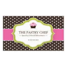 Whimsical Bakery Business Cards