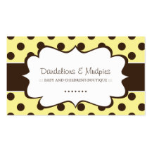 Whimsical Boutique Business Cards