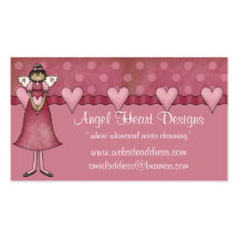 Whimsical Business Card :: Angel Heart Design