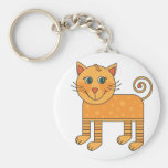 Whimsical Cat Key Chain