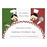 Whimsical Chef Dinner Party Invite