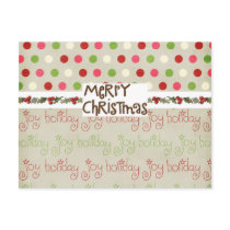 Whimsical Christmas card