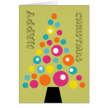 Whimsical Christmas Tree Cards