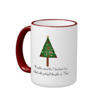 Whimsical Christmas Tree Coffee Mug
