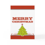Whimsical Christmas Tree Greeting Card