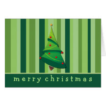 Whimsical Christmas Tree Holiday Cards